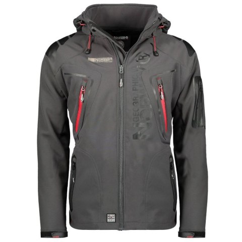 Kurtka softshell Geographical Norway Techno DB MEN 056 WU1060H/GN-DARK GREY Kurtka softshell Geographical Norway Techno DB MEN 056 WU1060H/GN-DARK GREY