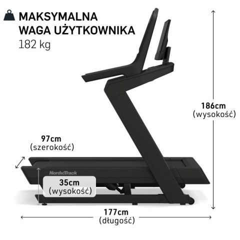 Bieżnia elektryczna Nordictrack X24 NTL39225