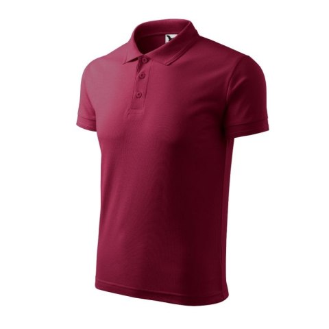 Koszulka polo męska Pique Polo (garnet) Koszulka polo męska Pique Polo (garnet)