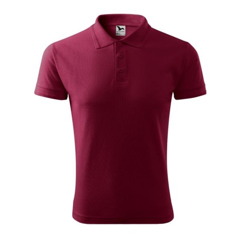 Koszulka polo męska Pique Polo (garnet) Koszulka polo męska Pique Polo (garnet)