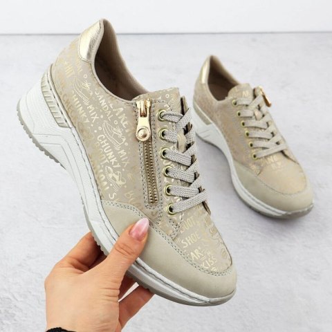 Sneakersy na koturnie Rieker W N4316 RKR760