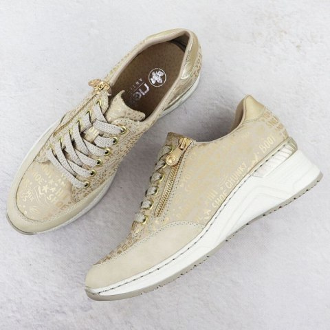 Sneakersy na koturnie Rieker W N4316 RKR760