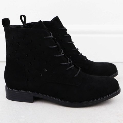 Botki zamszowe S.Barski W HY51-136 OLI284A Botki zamszowe S.Barski W HY51-136 OLI284A