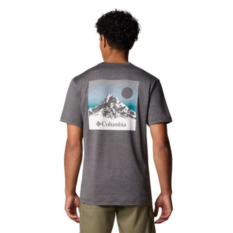 Columbia Kwick Hike Back Graphic SS Tee 2071754014 Czarne L