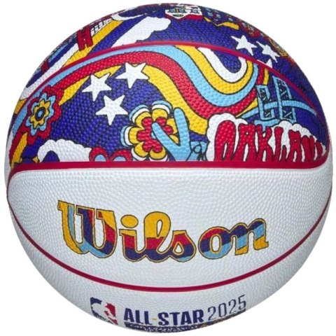 Piłka do koszykówki Wilson 2025 NBA All Star Mini Ball WZ3020201XB