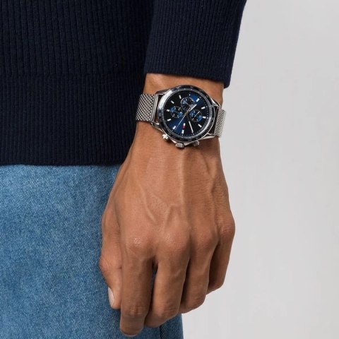 ZEGAREK MĘSKI TOMMY HILFIGER 1792018 Miles (zf113a) + BOX ZEGAREK MĘSKI TOMMY HILFIGER 1792018 Miles (zf113a) + BOX
