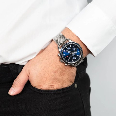 ZEGAREK MĘSKI TOMMY HILFIGER 1792018 Miles (zf113a) + BOX ZEGAREK MĘSKI TOMMY HILFIGER 1792018 Miles (zf113a) + BOX