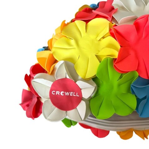 Czepek pływacki silikonowy Crowell Recycling Pearl jasnoniebieski kol.6