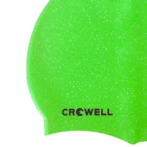 Czepek pływacki silikonowy Crowell Recycling Pearl jasnozielony kol.8