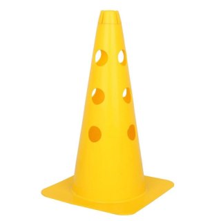 Pachołek z otworami 37,5 cm żółty