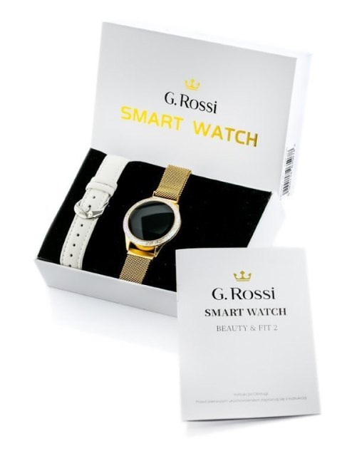 SMARTWATCH DAMSKI G.ROSSI BF2-4D1-1 + dodatkowy PASEK (sg002c) SMARTWATCH DAMSKI G.ROSSI BF2-4D1-1 + dodatkowy PASEK (sg002c)