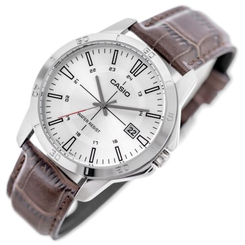 Zegarek Męski Casio MTP-V004L-7CUDF (zd251d) + BOX Zegarek Męski Casio MTP-V004L-7CUDF (zd251d) + BOX