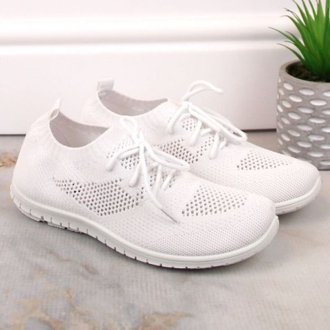 Buty sportowe slip on News W EVE211C białe