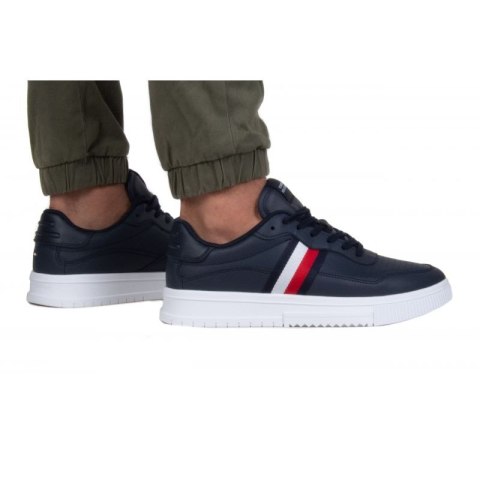 Buty Tommy Hilfiger Supercup Leather Stripes M FM0FM04824 DW5