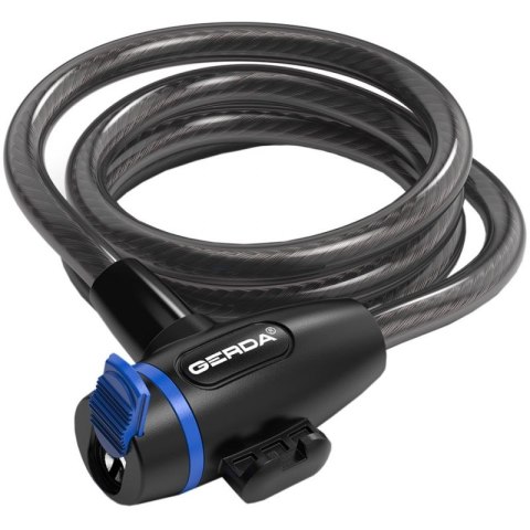 Zapięcie rowerowe Gerda linka, korpus okrągły, osłona klucza Flex 1200/10S OSFL012001006V2XP