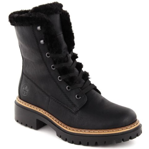 Buty z futerkiem Rieker W 72625-00 RKR714