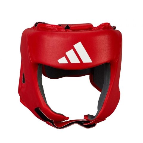 Kask turniejowy adidas IBA ze skóry z kaktusa ADIIBAH1C-czerwony Kask turniejowy adidas IBA ze skóry z kaktusa ADIIBAH1C-czerwony