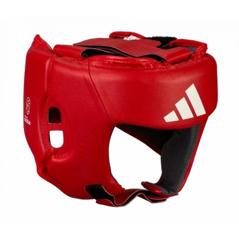 Kask turniejowy adidas IBA ze skóry z kaktusa ADIIBAH1C-czerwony Kask turniejowy adidas IBA ze skóry z kaktusa ADIIBAH1C-czerwony
