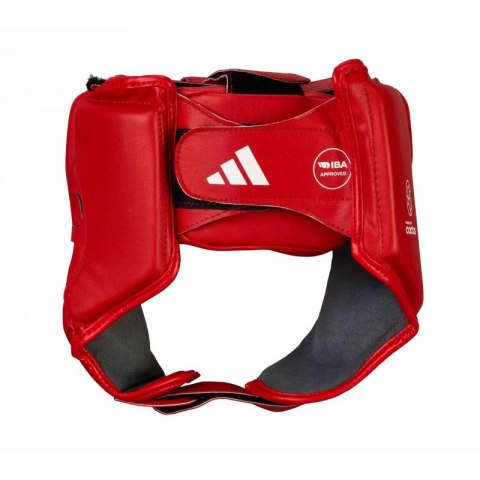 Kask turniejowy adidas IBA ze skóry z kaktusa ADIIBAH1C-czerwony Kask turniejowy adidas IBA ze skóry z kaktusa ADIIBAH1C-czerwony