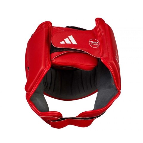 Kask turniejowy adidas IBA ze skóry z kaktusa ADIIBAH1C-czerwony Kask turniejowy adidas IBA ze skóry z kaktusa ADIIBAH1C-czerwony
