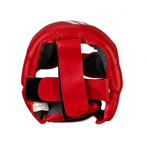 Kask turniejowy adidas IBA ze skóry z kaktusa ADIIBAH1C-czerwony Kask turniejowy adidas IBA ze skóry z kaktusa ADIIBAH1C-czerwony