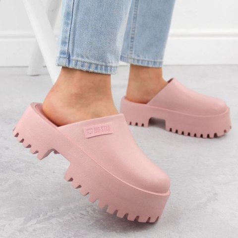 Chodaki na masywnej podeszwie Big Star W NN274020 INT2083C