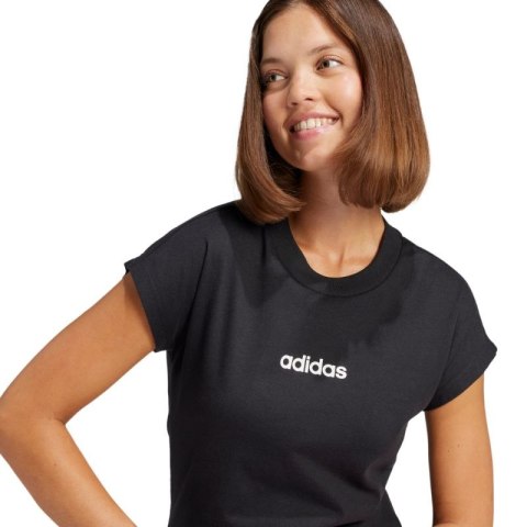 Koszulka adidas Essentials Linear Cotton W JC8238 Koszulka adidas Essentials Linear Cotton W JC8238
