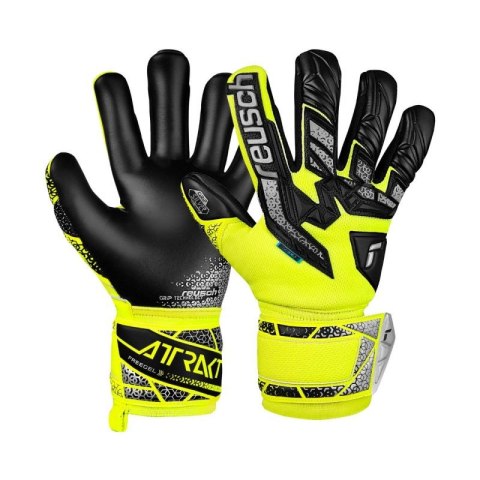 Rękawice bramkarskie Reusch Attrakt Freegel Silver Jr 5572235 2025 Rękawice bramkarskie Reusch Attrakt Freegel Silver Jr 5572235 2025