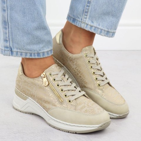 Sneakersy na koturnie Rieker W N4316 RKR760