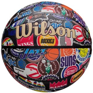 Piłka do koszykówki Wilson NBA All Team Retro Ball WZ4028501XB