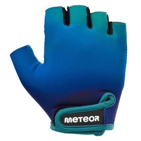 Rękawiczki rowerowe Meteor Kids Fluid Jr 17396 roz. S Rękawiczki rowerowe Meteor Kids Fluid Jr 17396 roz. S