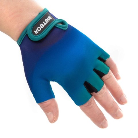 Rękawiczki rowerowe Meteor Kids Fluid Jr 17396 roz. S Rękawiczki rowerowe Meteor Kids Fluid Jr 17396 roz. S