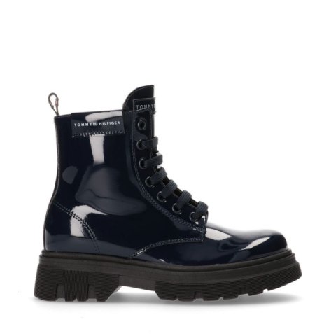 Botki Tommy Hilfiger Lace Up Bootie Blue W T4A5-33040-0775800-800 Botki Tommy Hilfiger Lace Up Bootie Blue W T4A5-33040-0775800-800
