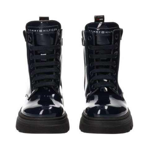 Botki Tommy Hilfiger Lace Up Bootie Blue W T4A5-33040-0775800-800 Botki Tommy Hilfiger Lace Up Bootie Blue W T4A5-33040-0775800-800