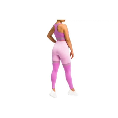 Legginsy GymHero Leggins Stripes W MAUVE
