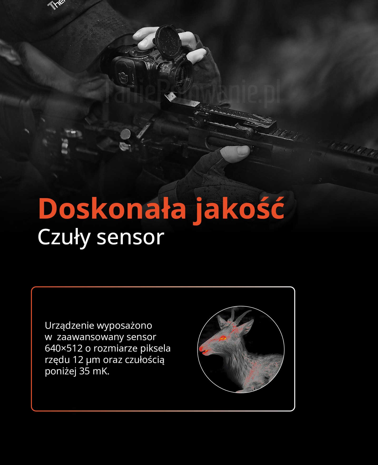 Celownik termowizyjny Vidar 635 Nowoczesna technologia i kompaktowy rozmiar
